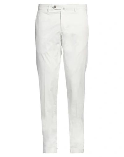 Shop Michael Coal Man Pants White Size 35 Cotton, Elastane