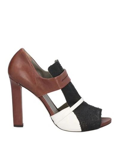 Ixos Woman Pumps Black Size 11 Leather In Black