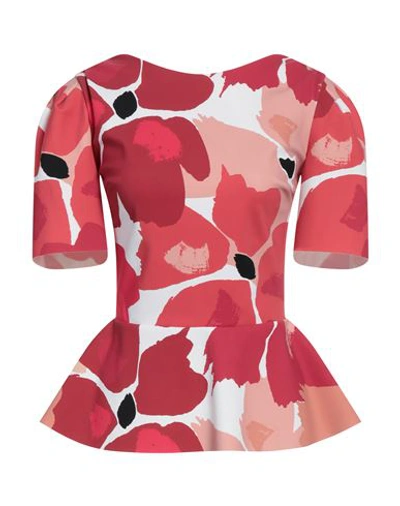 Shop Chiara Boni La Petite Robe Woman Top Red Size 4 Polyamide, Elastane