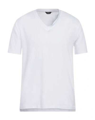Shop Hōsio Man T-shirt White Size L Cotton, Elastane