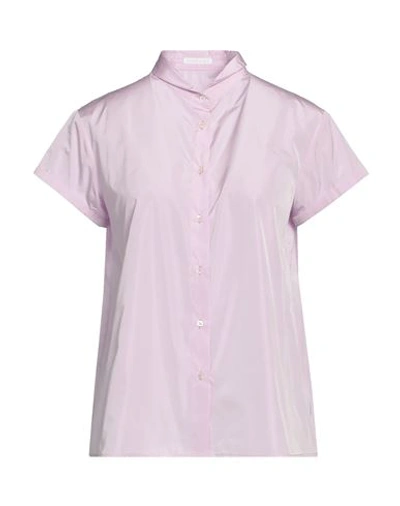 Shop Robert Friedman Woman Shirt Lilac Size S Polyester In Purple