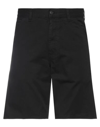 Shop Carhartt Wip Man Shorts & Bermuda Shorts Black Size 29 Cotton