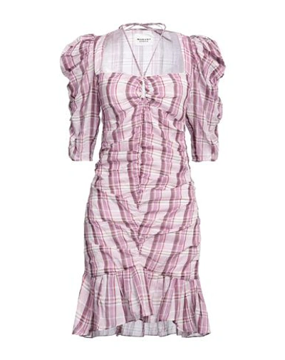 Isabel Marant Étoile Isabel Marant Etoile Women Cotton Dress With Drapery In Purple