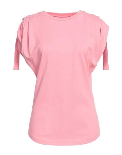 Shop Laurence Bras Woman T-shirt Pink Size 6 Cotton