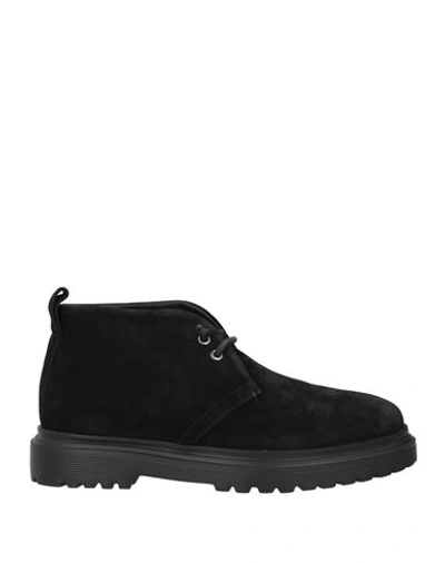 Rogal's Man Ankle Boots Black Size 7 Soft Leather In Black