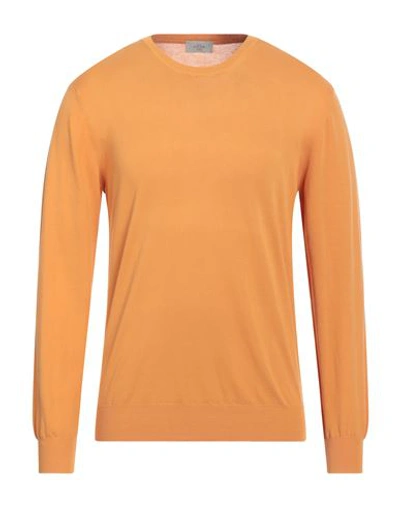 Shop Altea Man Sweater Orange Size S Cotton