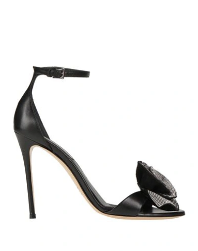 Shop Ninalilou Woman Sandals Black Size 8 Soft Leather