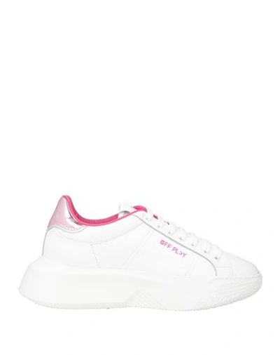 Off Play Woman Sneakers White Size 10 Leather In White