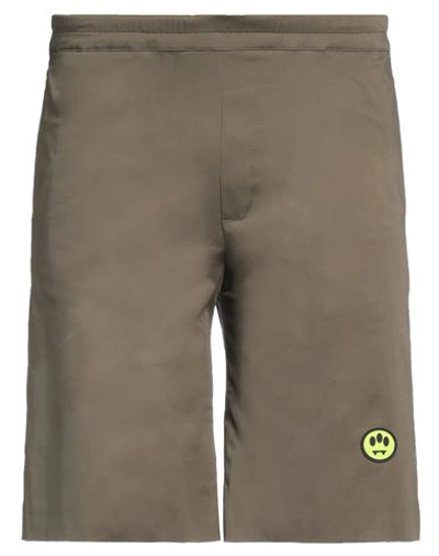 Shop Barrow Man Shorts & Bermuda Shorts Khaki Size L Cotton, Elastane In Beige