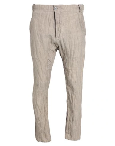 Shop Masnada Man Pants Beige Size 32 Cotton, Linen, Metal