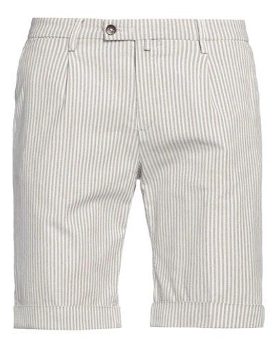 Shop Briglia 1949 Man Shorts & Bermuda Shorts Beige Size 32 Cotton, Polyester, Elastane