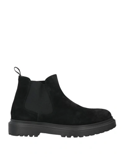 Shop Rogal's Man Ankle Boots Black Size 8 Calfskin