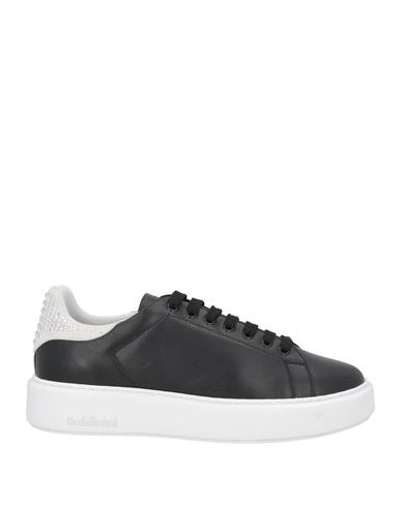 Shop Baldinini Woman Sneakers Black Size 6.5 Calfskin