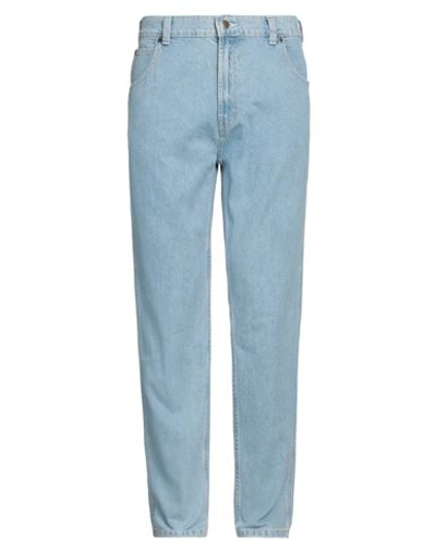 Shop Dickies Man Jeans Blue Size 34w-32l Cotton