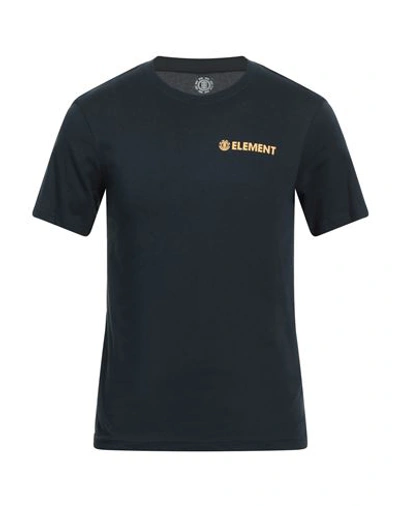 Shop Element Man T-shirt Navy Blue Size Xs Organic Cotton