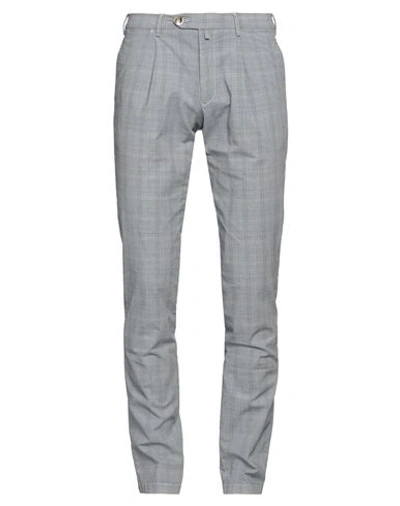 Shop Verdera Man Pants Lead Size 30 Cotton, Elastane In Grey
