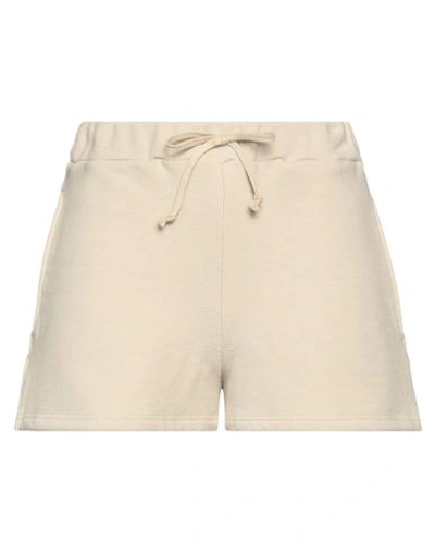 Shop Can Pep Rey Woman Shorts & Bermuda Shorts Beige Size Xs Cotton, Elastane