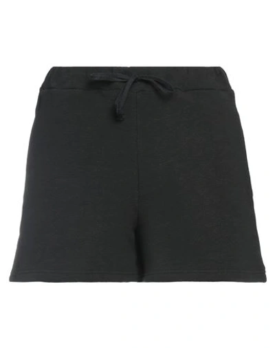 Shop Can Pep Rey Woman Shorts & Bermuda Shorts Lead Size S Cotton, Elastane In Grey
