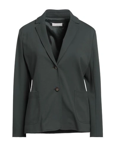 Shop Antonelli Woman Blazer Dark Green Size 6 Viscose, Polyamide, Elastane