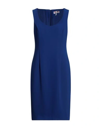 Shop Gai Mattiolo Woman Mini Dress Blue Size 10 Polyester