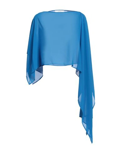 Shop Beatrice B Beatrice .b Woman Cape Azure Size 4 Polyester In Blue