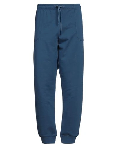 Shop Trussardi Man Pants Blue Size M Cotton