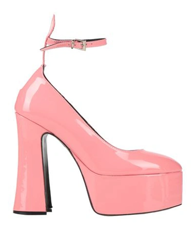 Shop Ncub Woman Pumps Pink Size 8 Leather