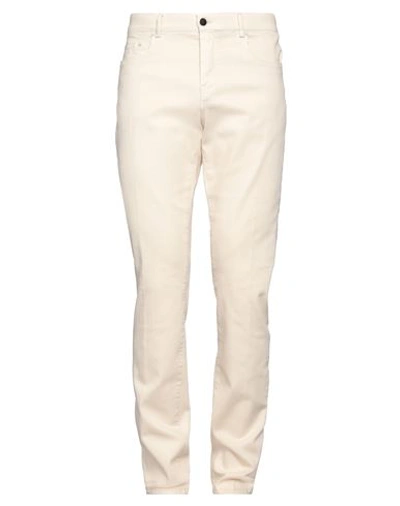 Shop Panama Man Pants Beige Size 34 Cotton, Elastane
