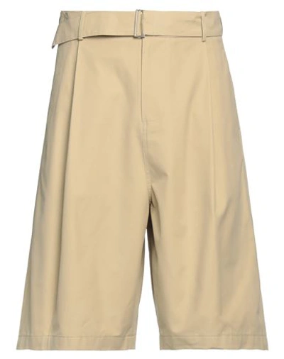 Shop Le 17 Septembre Man Shorts & Bermuda Shorts Beige Size 30 Cotton