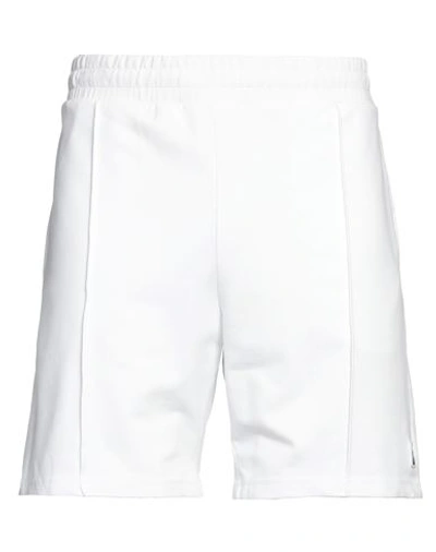 Shop Fila Man Shorts & Bermuda Shorts White Size Xs Cotton, Elastane