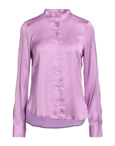 Shop Gmf 965 Woman Shirt Light Purple Size 4 Viscose