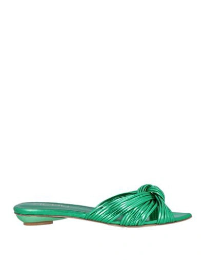 Shop Ncub Woman Sandals Green Size 8 Textile Fibers