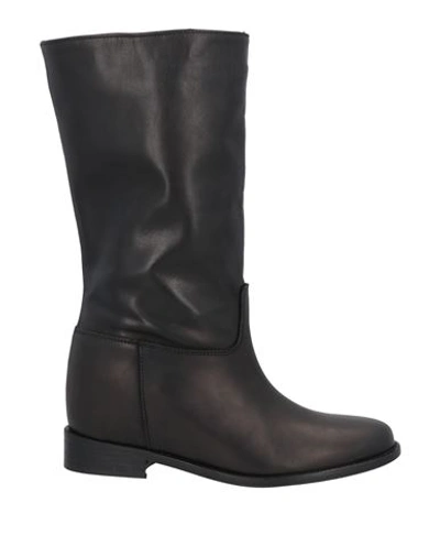 Shop Gisel Moire Gisél Moiré Woman Boot Black Size 6 Calfskin