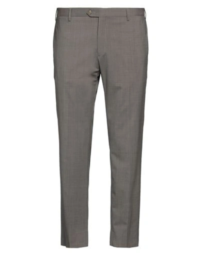 Shop Briglia 1949 Man Pants Grey Size 42 Virgin Wool, Polyester, Elastane