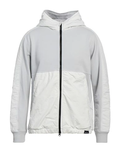 Shop Nemen Man Jacket Light Grey Size S Cotton, Nylon