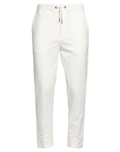Shop Hōsio Man Pants White Size 34 Cotton, Polyamide, Elastane