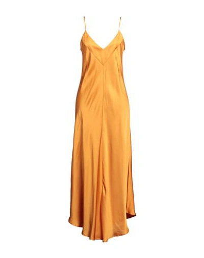 Shop Hanami D'or Woman Maxi Dress Mandarin Size 8 Viscose