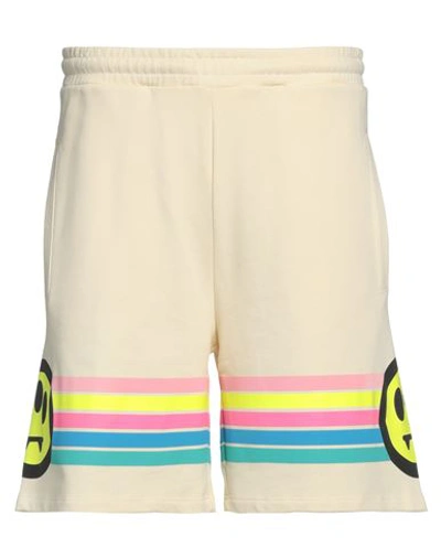 Shop Barrow Man Shorts & Bermuda Shorts Ivory Size L Cotton In White