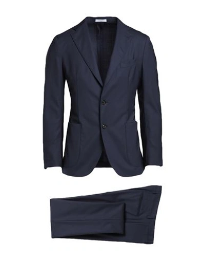 Shop Boglioli Man Suit Midnight Blue Size 34 Wool