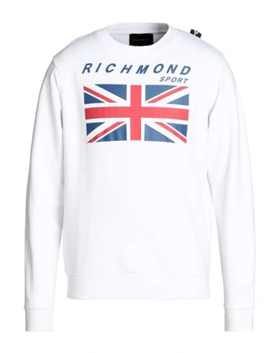 Shop John Richmond Man Sweatshirt White Size Xl Cotton
