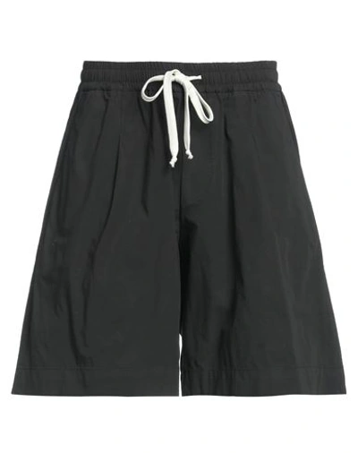Shop Lucques Man Shorts & Bermuda Shorts Black Size Xl Cotton, Elastane
