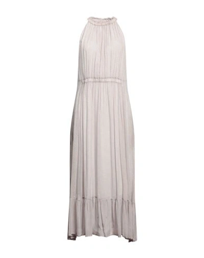 Shop Hemisphere Woman Maxi Dress Beige Size Xl Viscose