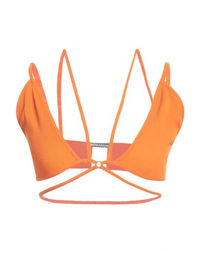 Andreädamo Andreādamo Woman Top Orange Size Xxs/xs Polyamide, Elastane In Orange