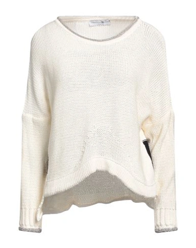 Shop Fabrication Général Paris Woman Sweater Off White Size Onesize Cotton, Acrylic