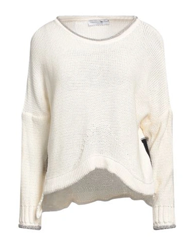 Fabrication Général Paris Woman Sweater Off White Size Onesize Cotton, Acrylic In Off White