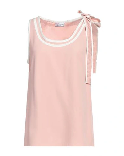 Shop Red Valentino Woman Top Light Pink Size 0 Acetate, Viscose
