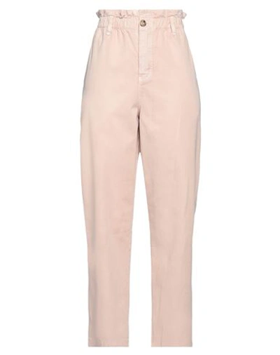 Shop Xirena Xírena Woman Pants Light Pink Size S Cotton