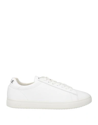 Shop Clae Man Sneakers White Size 9 Textile Fibers