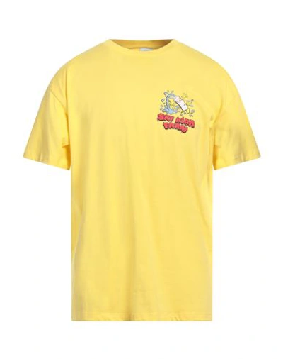 Shop Sky High Farm Workwear Man T-shirt Yellow Size Xxl Organic Cotton