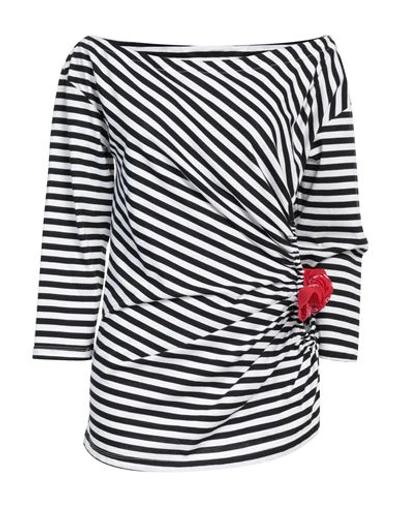 Stella Jean Woman T-shirt Black Size 10 Cotton In Black